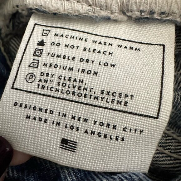 AYR Jeans Womens Size 30  Blue Form‎ Tapered Raw Hem Distressed - Picture 12 of 15